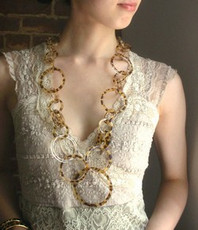 （画像用） KJL レオパード ネックレス