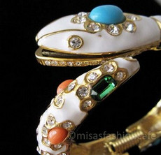 （画像用） KJL花柄スネークバングル