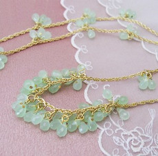 （画像用） マスカット・ドロップ　 ネックレスKJL