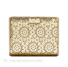 （画像用） ケイトスペード 　お財布 ゴールド花