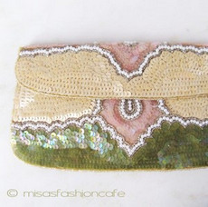 （画像用） クラッチバッグ 　スパンコール （大）