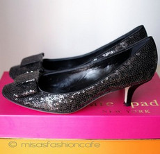 （画像用） ケイトスペード 　靴　りぼん　ヒール