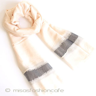 （画像用） スパンコール ストール ピーチ・スキン （大判）