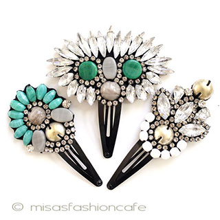 （画像用） NY　ヘアーアクセ ビジュー３セット再販！