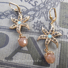 （画像用） ピアスまたはイヤリング フランス製　フラワー