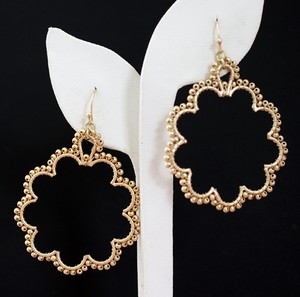 （画像用） FlyingLizard　ピアス ゴールドフープ