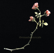 （画像用） Michaud ブローチ ローズ