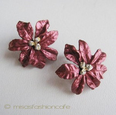 （画像用） マイケルミショー ピアス ポインセチア