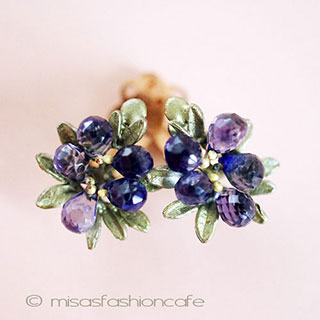 （画像用） マイケルミショー 藤の花　イヤリング