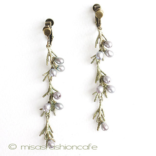 （画像用） Ｍｉｃｈａｕｄ　松の木 ピアス　または　クリップ