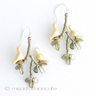 （画像用） マイケルミショー 小鳥と木　ピアス