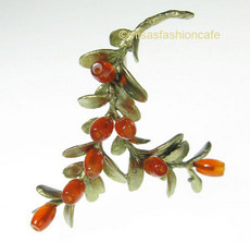 （画像用） Michaud ブローチ ボックスウッドの実