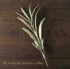 （画像用） マイケルミショー ブローチ ハーブ　ローズマリー