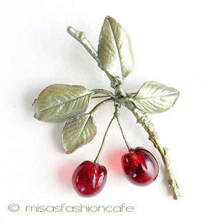 （画像用） マイケルミショー　再販！ アートガラス チェリー