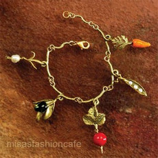 （画像用） マイケルミショー ブレスレット 真珠天然石ベジタブル