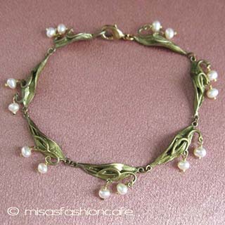 （画像用） Michaud ブレスレット 　真珠のすずらん