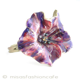 （画像用） マイケルミショー再販！ 真珠・朝顔バングル