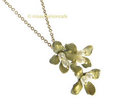 （画像用） Michaud ネックレス 真珠ワイルドフラワー