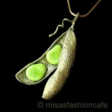 （画像用） マイケルミショー ネックレス 枝豆・えだまめ