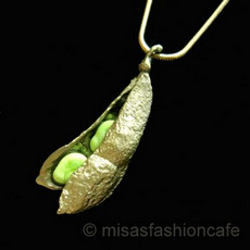 （画像用） マイケルミショー ネックレス 枝豆・えだまめ 再販！