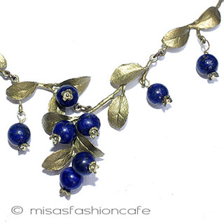 （画像用） マイケルミショー　再…販！ ブルーベリーネックレス