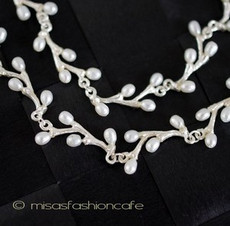 （画像用） Michaud ネックレス 真珠 シルバー銀製