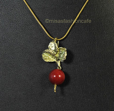 （画像用） Michaud ネックレス　 赤かぶ