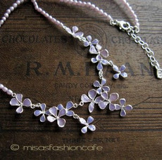 （画像用） マイケルミショー ネックレス 真珠 スターリングシルバー