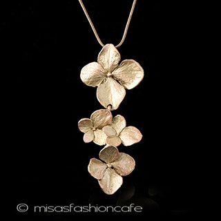 （画像用） マイケル ミショー再販！ あじさい ネックレス