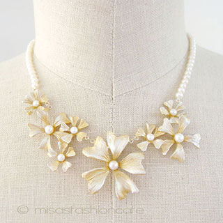 （画像用） Michaud ネックレス 真珠の花　再販！