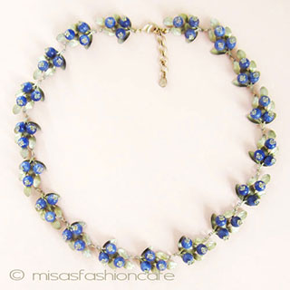 （画像用） Michaud ネックレス ブルーベリー　新作！