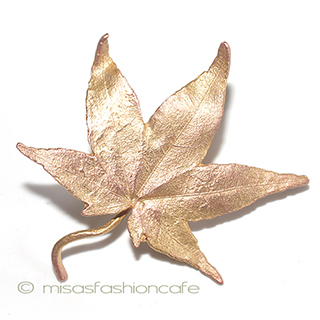 （画像用） マイケルミショー 再販！ 紅葉もみじ　ブローチ