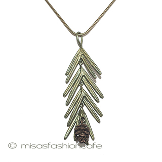 （画像用） マイケルミショー再販！ 松ぼっくりネックレス