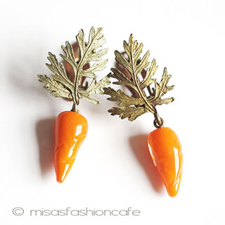 （画像用） マイケルミショー 人参　イヤリング