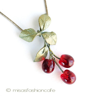 （画像用） マイケルミショー再販 チェリー ネックレス