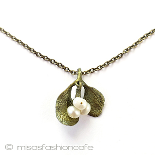 （画像用） マイケルミショー　真珠 ヤドリギ　ネックレス