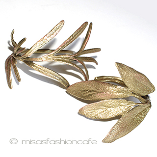 （画像用） ミショー　ナプキンリング ローズマリー＆セージ