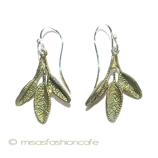 （画像用） ハーブ：セージ　再販！ ピアス　または　クリップ