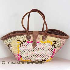 （画像用） モロッコ製かごバック特大！