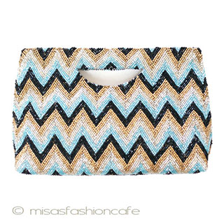 （画像用） ＭＯＹＮＡ.NY　モイナ 全面ビーズ刺繍　バッグ