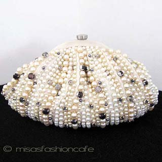 （画像用） MOYNA モイナ クラッチ パール・クリスタル