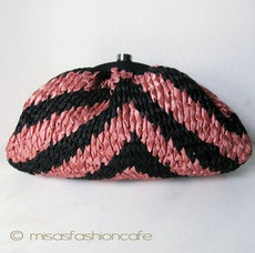 （画像用） ＳＡＮＴＩサンティ　バッグ シルク編み ボーダー