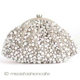 （画像用） ＳＡＮＴＩ　パーティーバッグ パール＆クリスタル再販