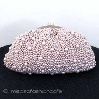 （画像用） SANTIサンティ クラッチ 　ピンクパール