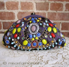 （画像用） SANTI サンティ クラッチ エスニック・ビジュー