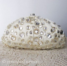 （画像用） SANTI サンティ クラッチ 再販！ハートジュエル