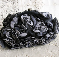 （画像用） SANTI サンティ クラッチ シフォン レオパード