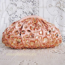 （画像用） SANTI サンティ クラッチ 　ハートジュエル