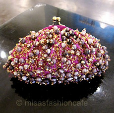 （画像用） SANTI サンティ クラッチ パープル・ジュエル