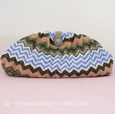 （画像用） SANTI サンティ クラッチ 　ジグザグ サマー